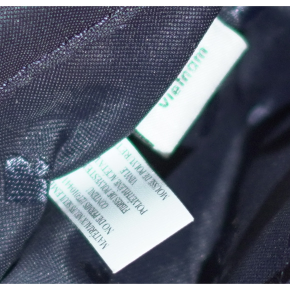 Kate Spade Natalia Medium Quilted Striped Nautical Navy White Silver Chain PRKIN - Picture 7 of 16